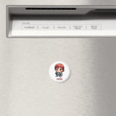 Chibi Knight Custom Kids Fridge Magnet (In Situ (Lave-vaisselle))