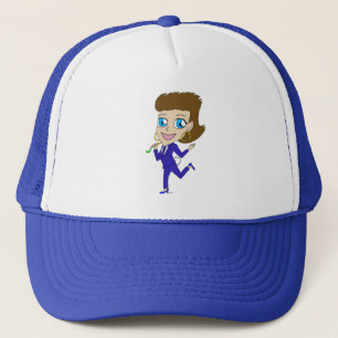 chibi konijnenstaart trucker pet