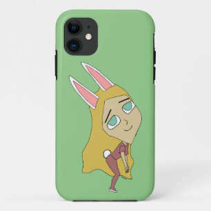 chibi konijntje meisje iPhone 11 hoesje