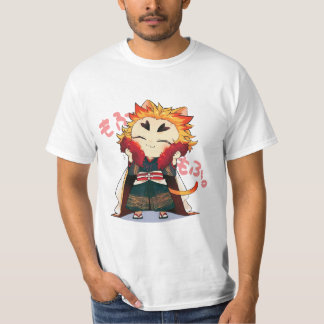 Chibi kyojuro rengoku cool t-shirt
