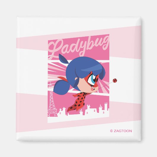 Chibi Ladybug in Parijs Magneet (Voorkant)