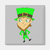 chibi leprechaun magneet (Voorkant)