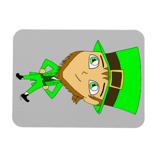 chibi leprechaun magneet (Horizontaal)
