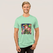 Chibi Leprechauns Tri-Blend Shirt (Voorkant volledig)