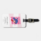 Chibi Lieve Lijster in Parijs Bagagelabel (Voorkant horizontaal)