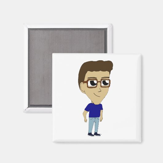 chibi magneet (Voorkant / Achterkant)