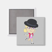 chibi magneet (Voorkant / Achterkant)