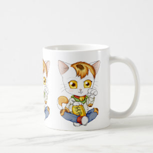 Chibi Maneki Neko Koffiemok