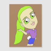 chibi meisje met bunny tail (Voorkant)