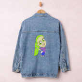 chibi meisje met een staartknoop denim jacket (Hangar)