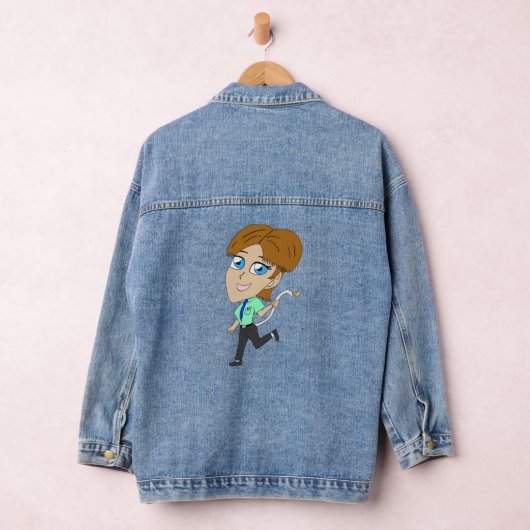 chibi meisje met staart denim jacket (Hangar)