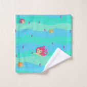 Chibi Mermaids & Seapaarden handdoekset Bad Handdoek (Wasdoekje)