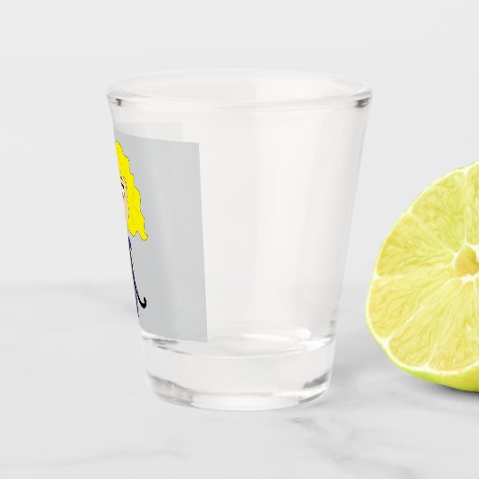 Chibi met een kat als staart shot glas (Rechts)