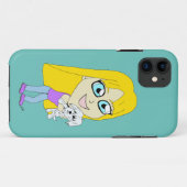 Chibi met een pup Case-Mate iPhone case (Achterkant (horizontaal))