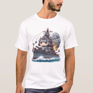 Chibi Mighty Tirpitz T-shirt