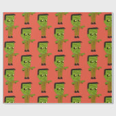chibi monster cadeaupapier (Vlak)