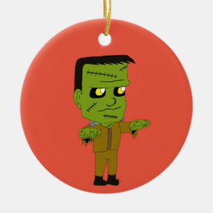 chibi monster keramisch ornament