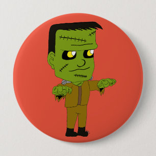 chibi monster ronde button 4,0 cm