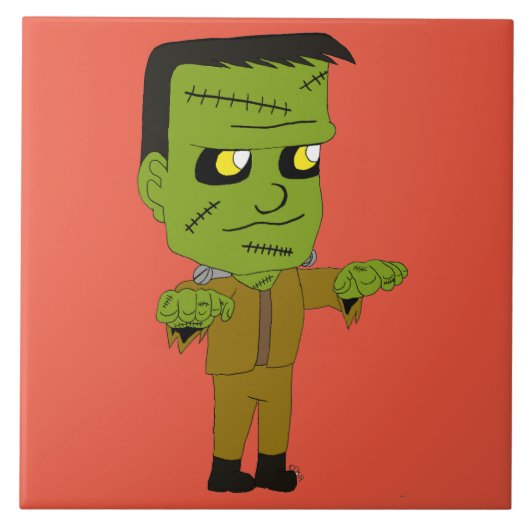 chibi monster tegeltje (Voorkant)