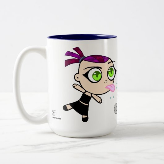 Chibi mousseux et tasse de Germaine (Gauche)