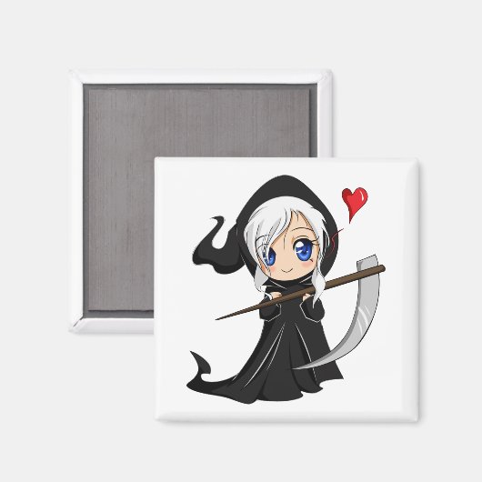 Chibi Nivian magneet - De Reapers (Voorkant / Achterkant)