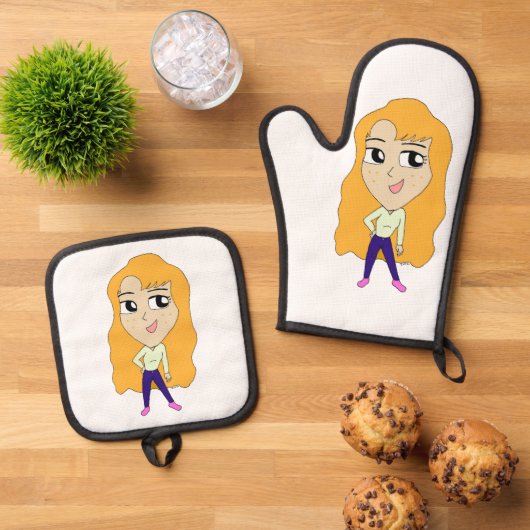 chibi ovenwant & pannenlap set (Top down)