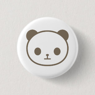 chibi panda ronde button 3,2 cm