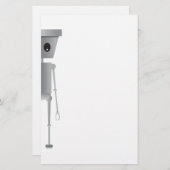 Chibi Robot Stationery Briefpapier (Voorkant / Achterkant)