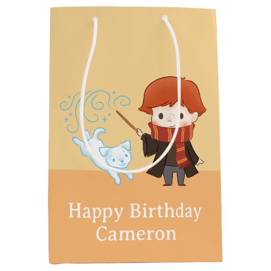 Chibi Ron Weasley Patronus Medium Cadeauzakje (Voorkant)