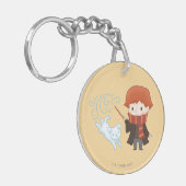 Chibi Ron Weasley Patronus Sleutelhanger (Voorkant Links)