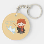 Chibi Ron Weasley Patronus Sleutelhanger (Achterkant)