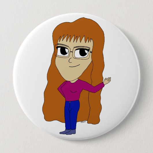 chibi ronde button 4,0 cm (Voorkant)