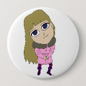 chibi ronde button 4,0 cm (Voorkant)