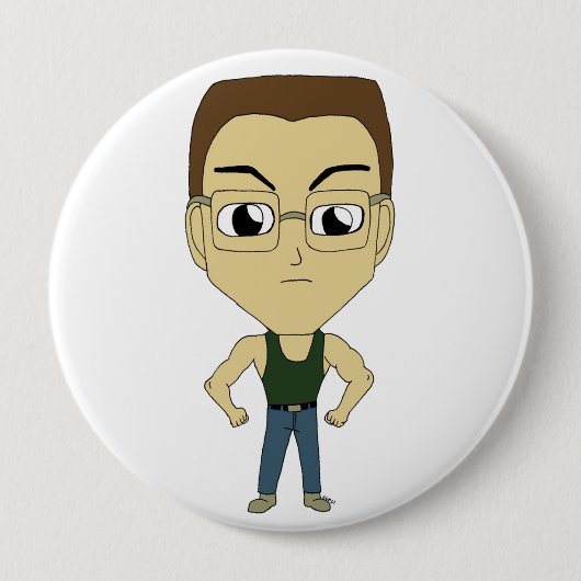 chibi ronde button 4,0 cm (Voorkant)