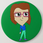 chibi ronde button 6,0 cm (Voorkant)