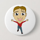 chibi ronde button 7,6 cm (Voorkant)
