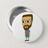 chibi ronde button 7,6 cm (Voorkant /achterkant)