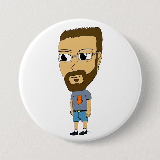 chibi ronde button 7,6 cm (Voorkant)