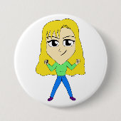 chibi ronde button 7,6 cm (Voorkant)