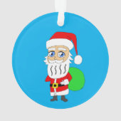 Chibi Santa Claus Ornament (achterkant)