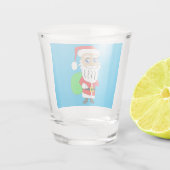 Chibi Santa Claus Shot Glas (Achterkant)