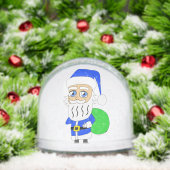 chibi Santa Claus Sneeuwbol (Kerstmis)