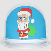 Chibi Santa Claus Sneeuwbol (Voorkant)