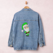 Chibi Santa green suit Denim Jacket (Hangar)