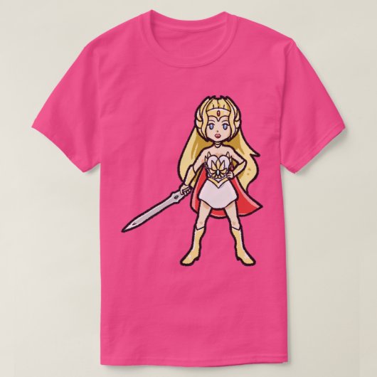 Chibi SheRa van Kawaii Eternia T-shirt (Design voorkant)