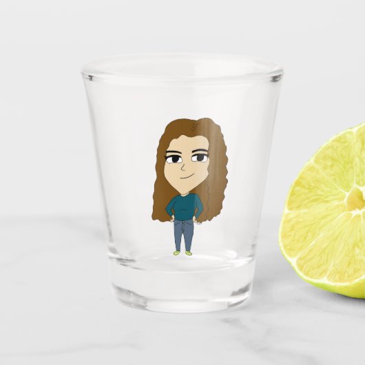chibi shot glas (Voorkant)