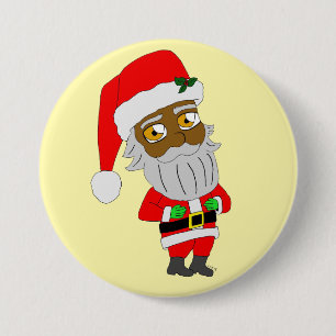 Chibi Sinterklaas Ronde Button 7,6 Cm