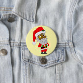 Chibi Sinterklaas Ronde Button 7,6 Cm (In situ)