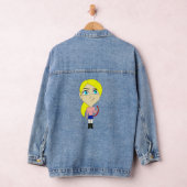 chibi " slecht " meisje denim jacket (Hangar)