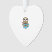 Chibi Sloth Coffee Lover � Cute Kawaii Sloth Huggi (devant)